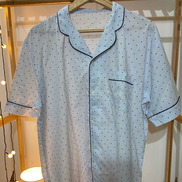 Lands End Cotton Popline Shirt. Size - XL ( Fit L- XXL) - Picture 4 of 6